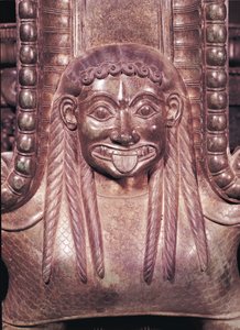 Gorgon Handle from a Krater (detail)